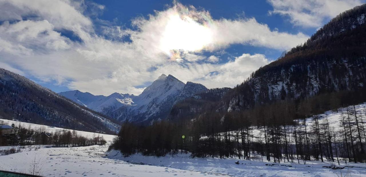 Le Studio Du Queyras Avec Vue Sur La Montagne Abriès Esterno foto
