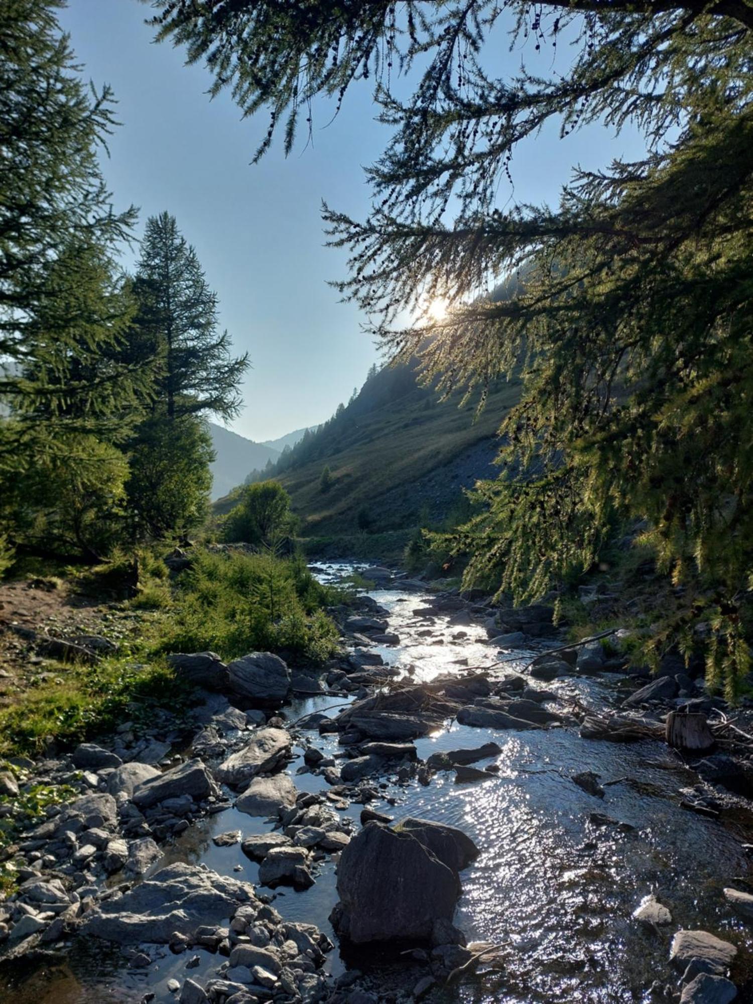 Le Studio Du Queyras Avec Vue Sur La Montagne Abriès Esterno foto