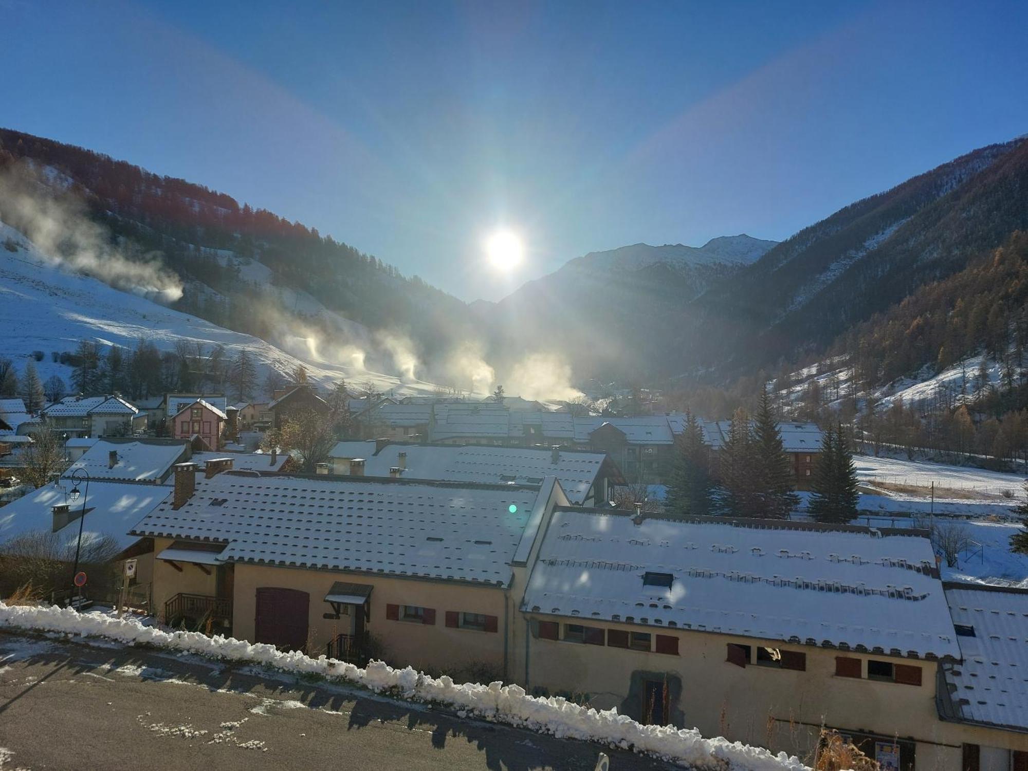 Le Studio Du Queyras Avec Vue Sur La Montagne Abriès Esterno foto